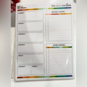 Erin Condren Planner Insert